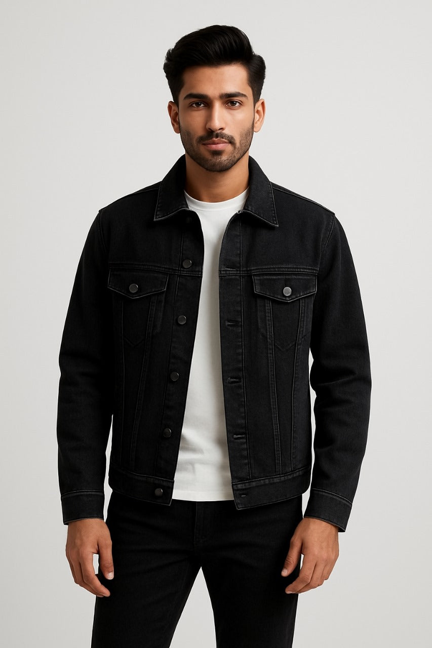 Zarwaad - Denim Jacket - Black