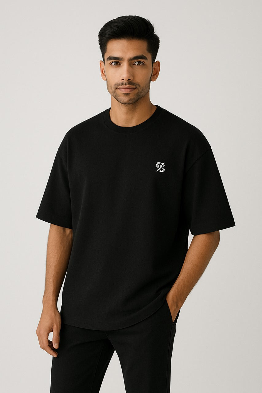 Zarwaad - Drop Shoulder T-shirt - Black